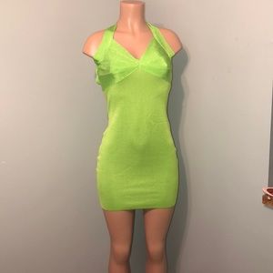 Wow Couture Lime Dress